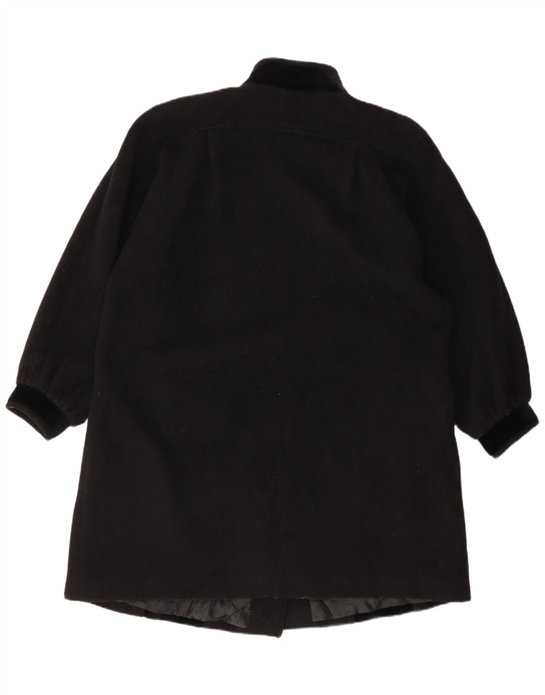 Sobretudo feminino oversized Paola Antonini EU 39 lã preta média