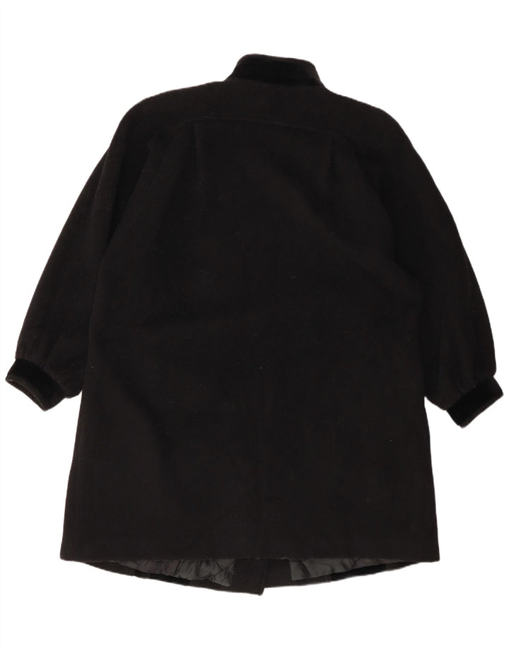 Sobretudo feminino oversized Paola Antonini EU 39 lã preta média