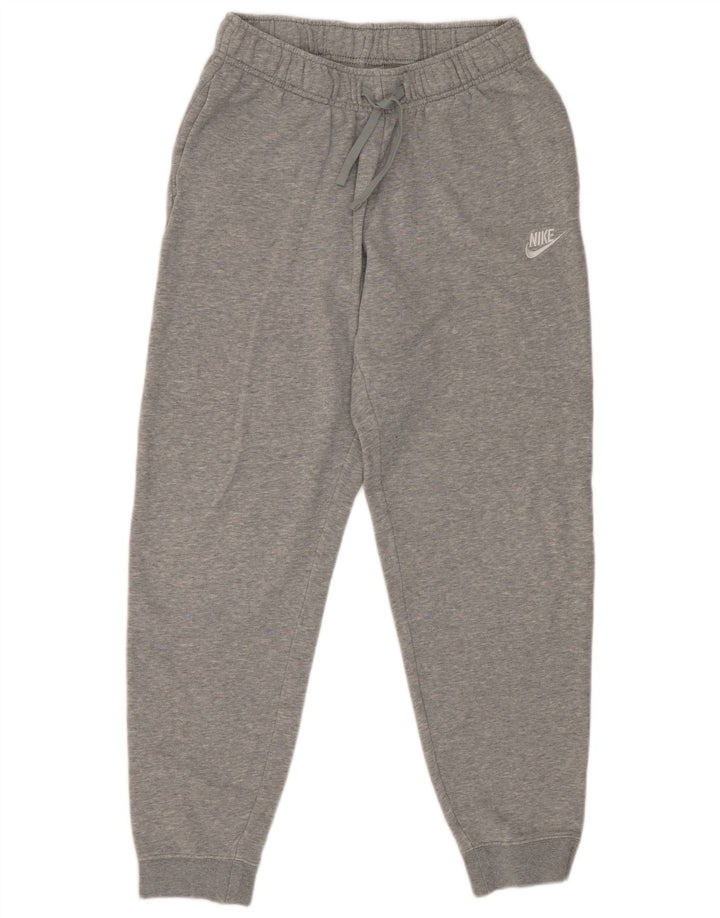 Calça de treino masculina Nike joggers pequeno algodão cinza
