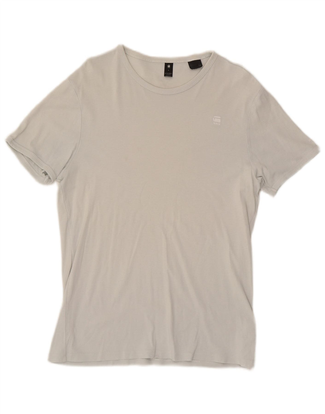 Camiseta masculina G-STAR Top XL de algodão branco