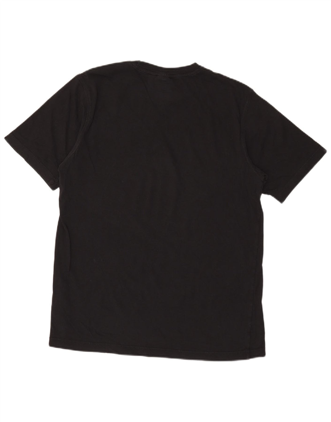 Adidas Mens Camiseta Top Médio Algodão Preto