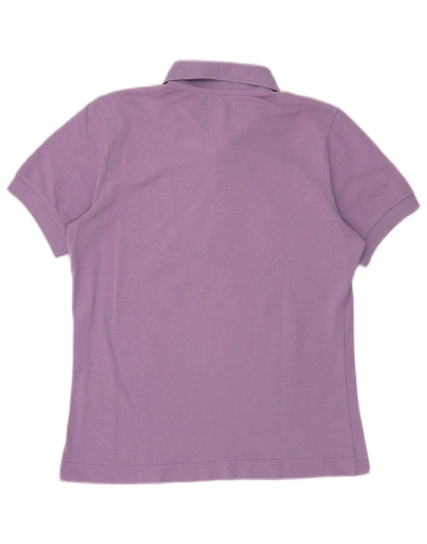 Camisa polo feminina Kappa UK 12 algodão roxo médio
