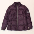 CHAMPION Girls Padded Jacket 11-12 Years Large Purple Vintage Champion and Second-Hand Champion from Messina Hembry 
