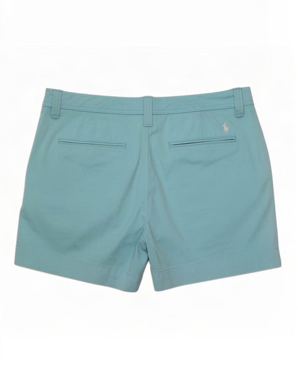 Shorts Chino feminino Polo Ralph Lauren EUA 10 grande W32 algodão azul