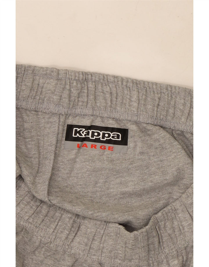 Calça de treino masculina KAPPA Joggers grande cinza