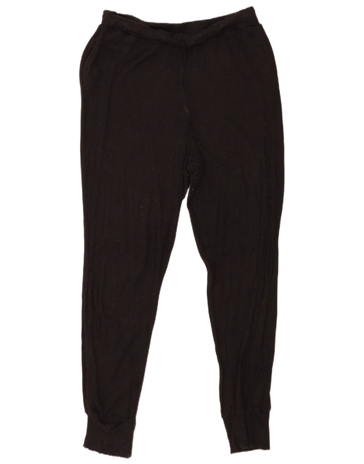 ZARA Calça de treino feminina Joggers UK 16 Grande Preto