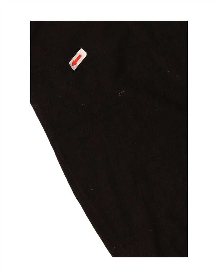 Suéter feminino Zara com gola redonda e viscose preta pequena Reino Unido 10