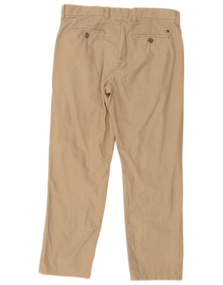 Calça Chino masculina TOMMY HILFIGER W32 L26 algodão bege