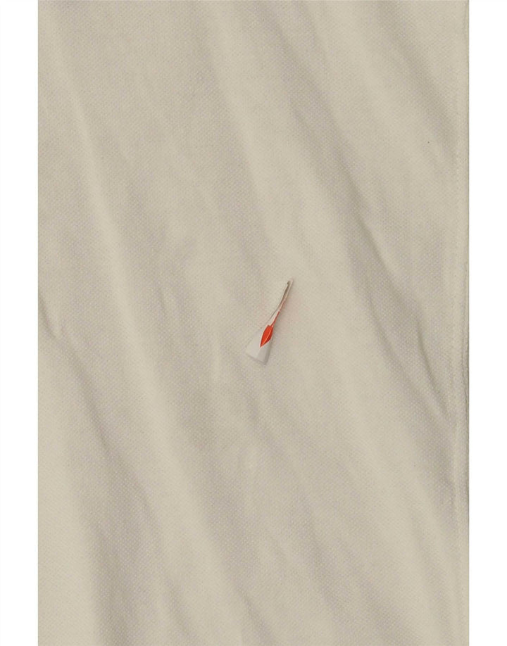 Camisa polo gráfica masculina Nike XL algodão branco