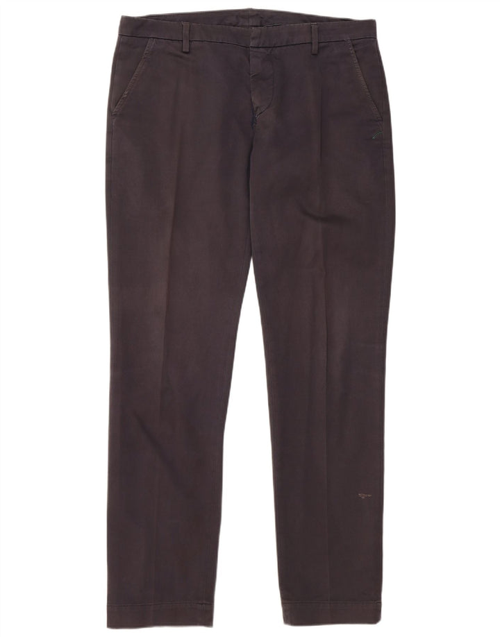 Calça Chino Masculina Slim Dondup W35 L33 Algodão Cinza