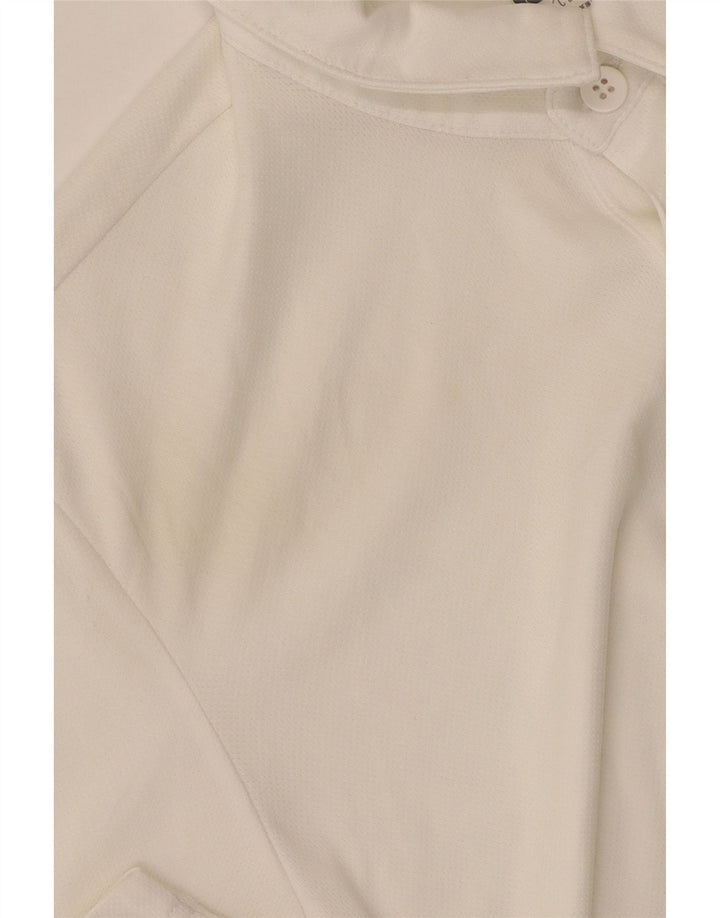 Camisa polo masculina Adidas Climalite grande poliéster branco