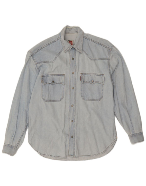 Casucci Camisa Masculina Pequena Azul