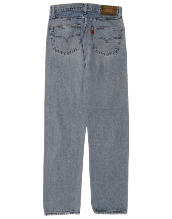Uniforme masculino jeans reto W31 L30 algodão azul