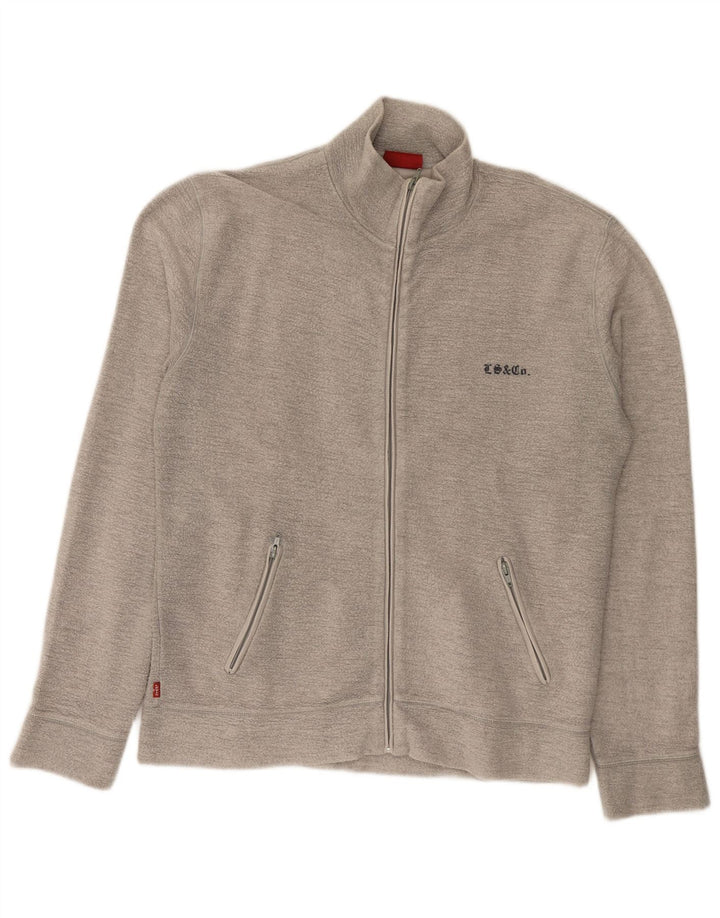 Jaqueta masculina de agasalho Levi's grande algodão cinza