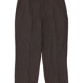 Calça masculina de terno reto Marks & Spencer sob medida W32 L26 lã cinza
