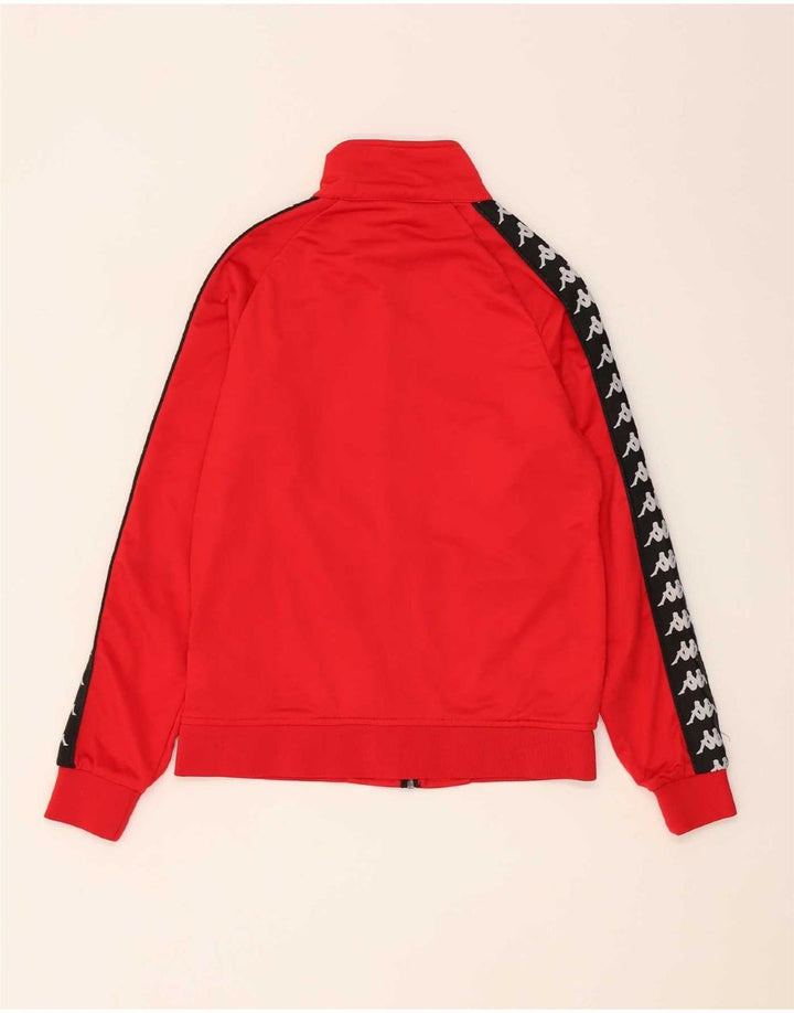 Kappa Womens Graphic Full Tracksuit UK 10 Pequeno Colorblock Vermelho Poliéster