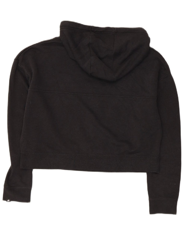 Jumper com capuz gráfico feminino Nike pequeno preto