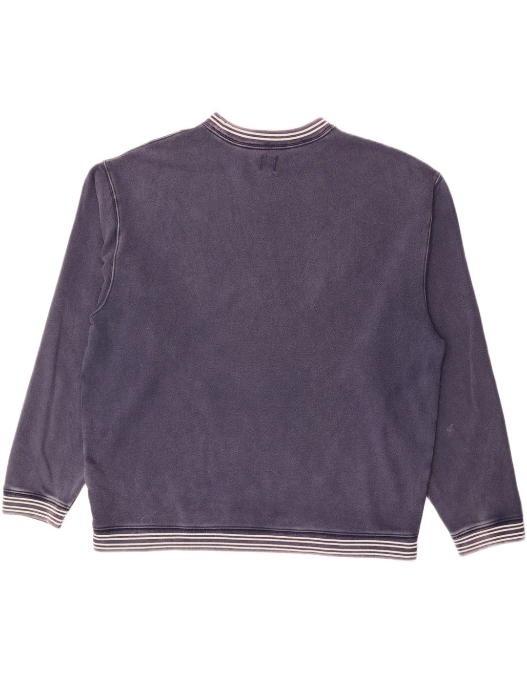 Moletom gráfico masculino Gap Jumper grande algodão listrado azul marinho