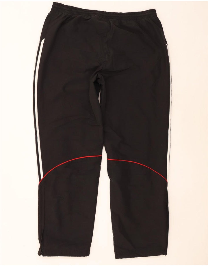 Calças de treino masculinas Adidas UK 46/48 XL poliéster preto