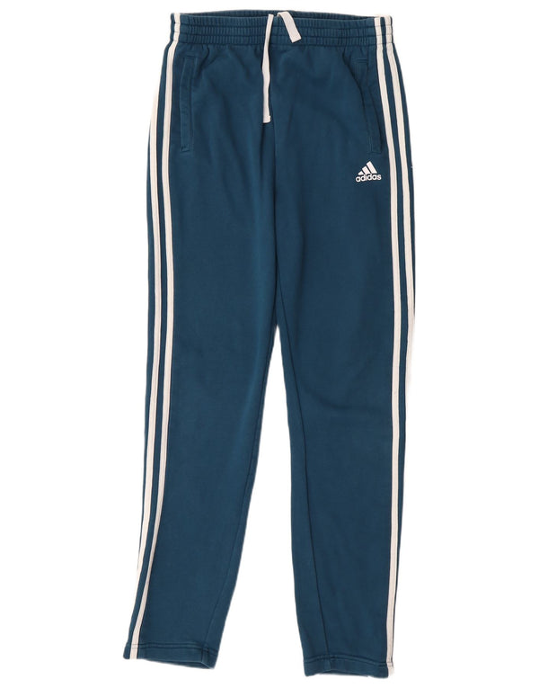 Calças de treino Adidas Menino 14-15 Anos Azul Algodão