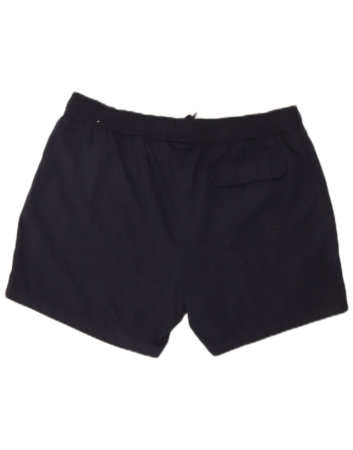 Shorts de natação masculino Marks & Spencer grande poliéster azul marinho