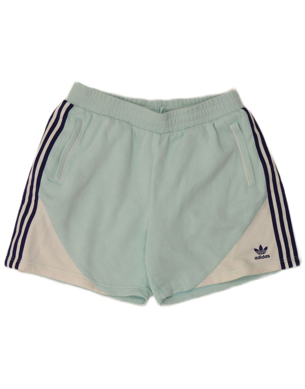 Adidas Mens Sport Shorts Grande Turquesa Colourblock Algodão