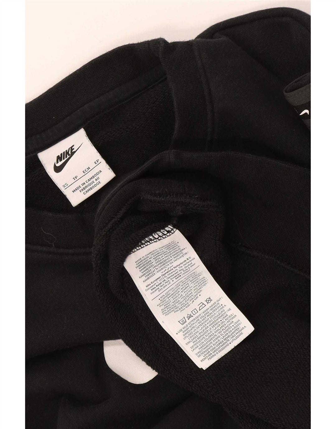 Moletom gráfico masculino Nike Jumper XS algodão preto