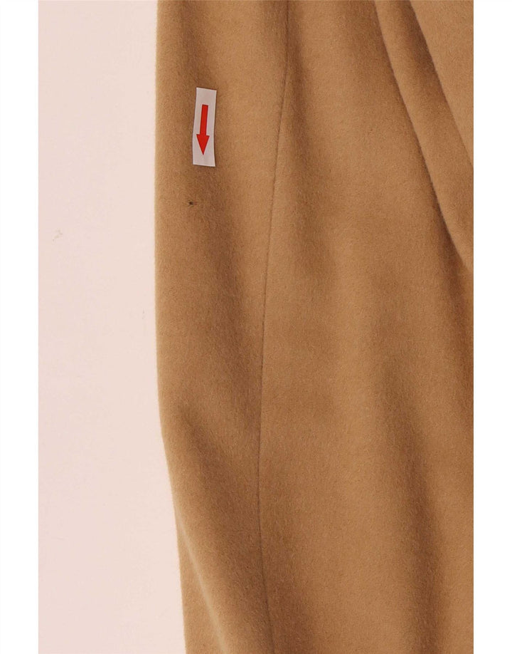 Basler Womens 6 Button Blazer Jacket UK 12 Medium Beige Virgin Wool Classic