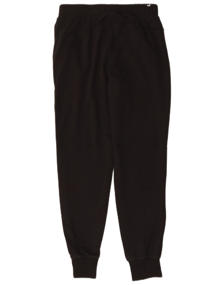Calça de treino masculina Puma Graphic Joggers médio preto algodão