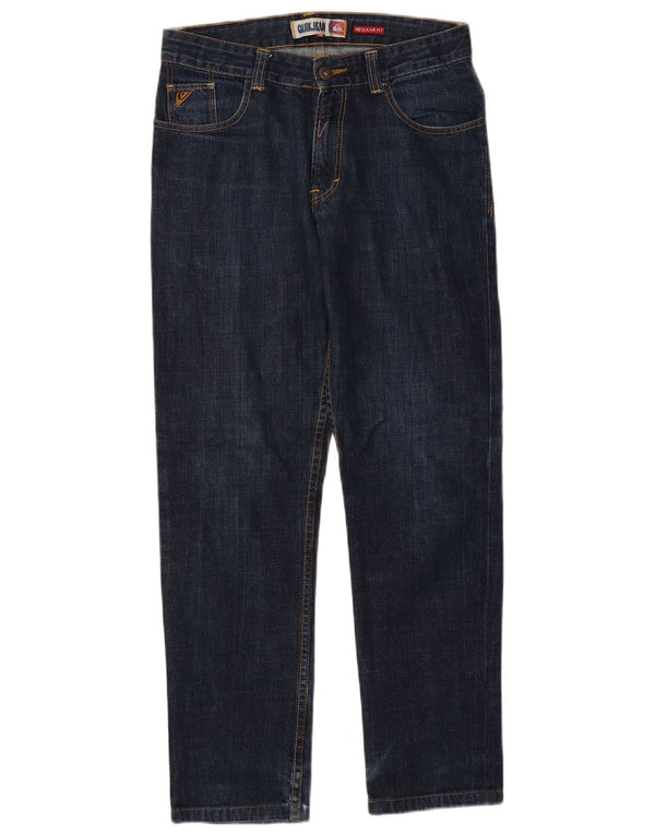 Quiksilver Boys Tapered Jeans 15-16 Anos W32 L29 Azul Marinho Algodão