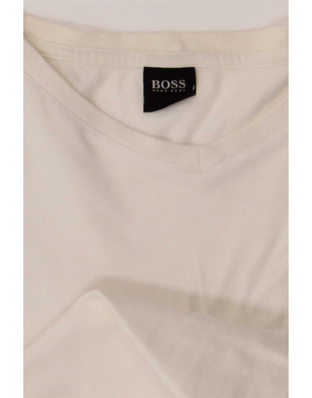 Camiseta masculina Hugo Boss Top XL algodão branco