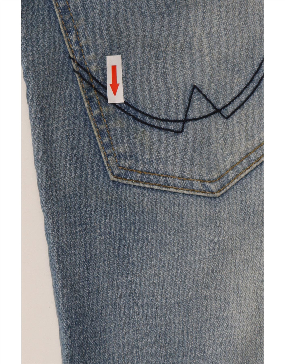 Superdry Mens Corporal Slim Jeans W30 L32 Azul Algodão
