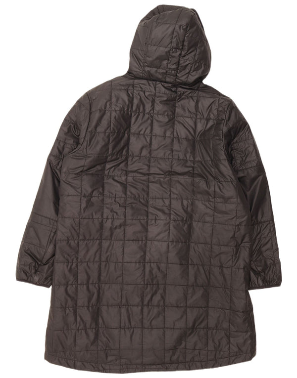 Casaco acolchoado com capuz masculino NIKE UK 42 XL preto poliéster