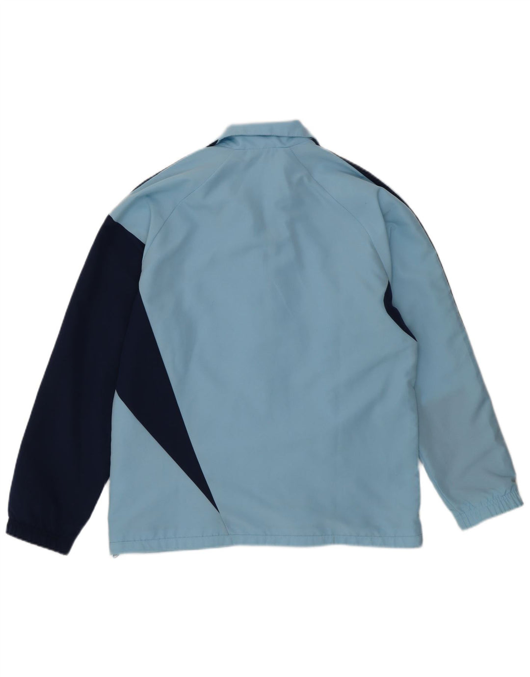 ADIDAS Mens Tracksuit Top Jacket Médio Azul Colourblock Poliéster