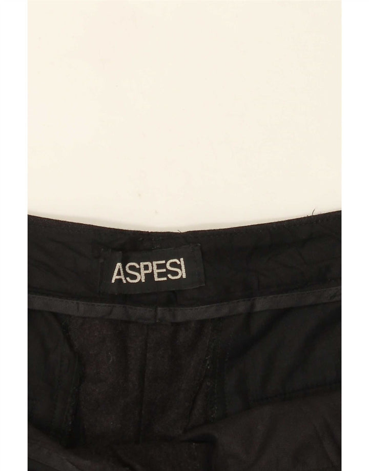 Calça feminina Aspesi folgada W30 L27 preta