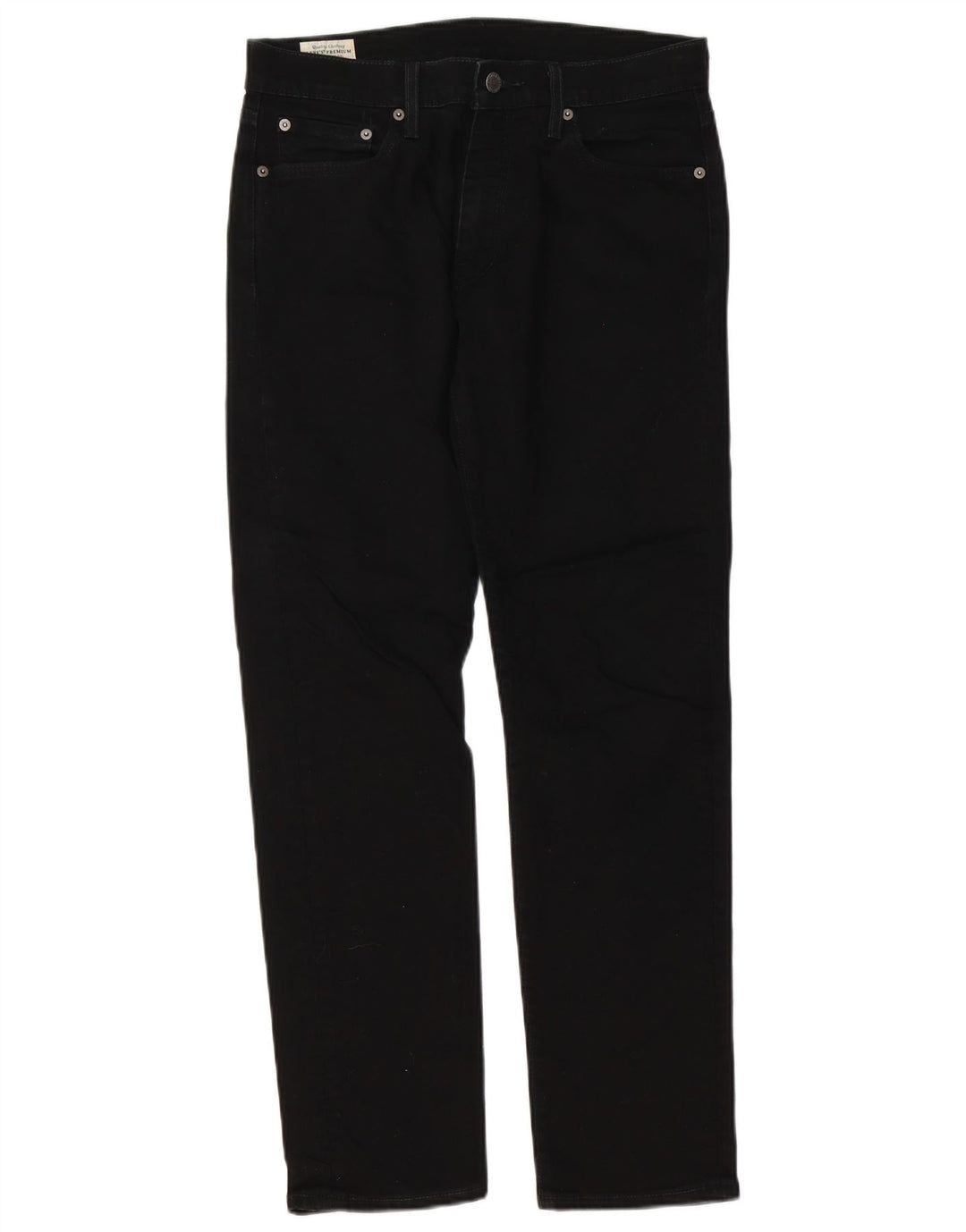 Levi's Masculino 502 Tapered Jeans W30 L29 Algodão Preto