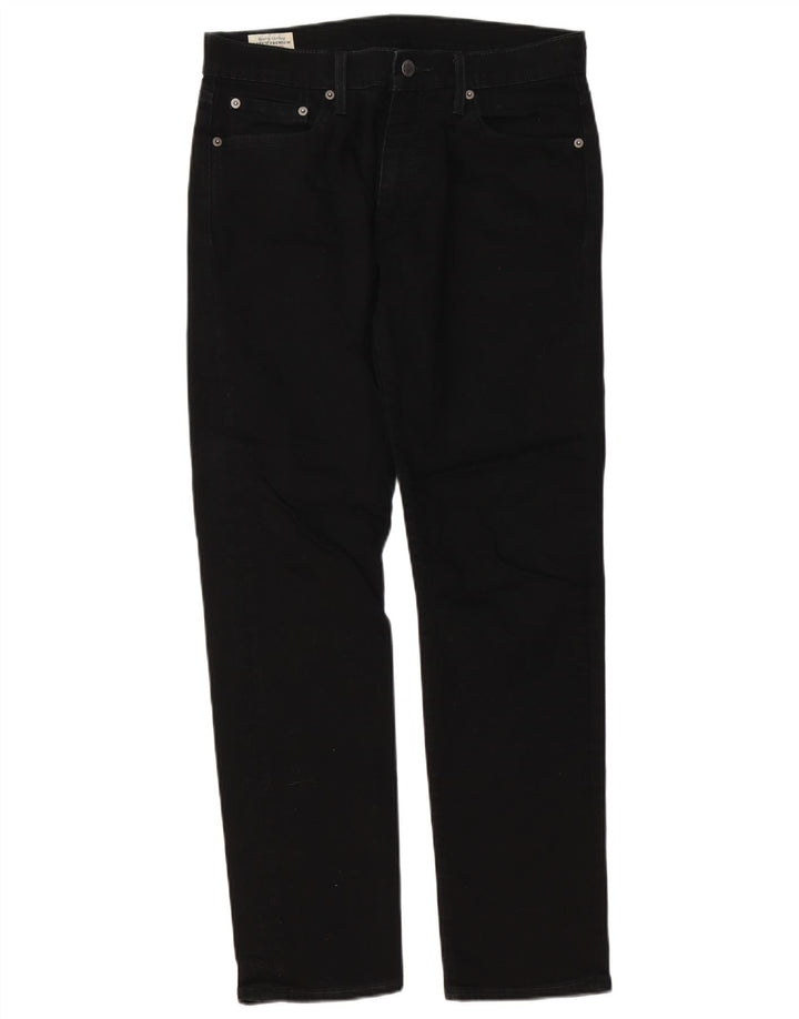 Levi's Masculino 502 Tapered Jeans W30 L29 Algodão Preto