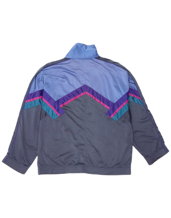 Lotto masculino gráfico agasalho jaqueta XL azul marinho colorblock