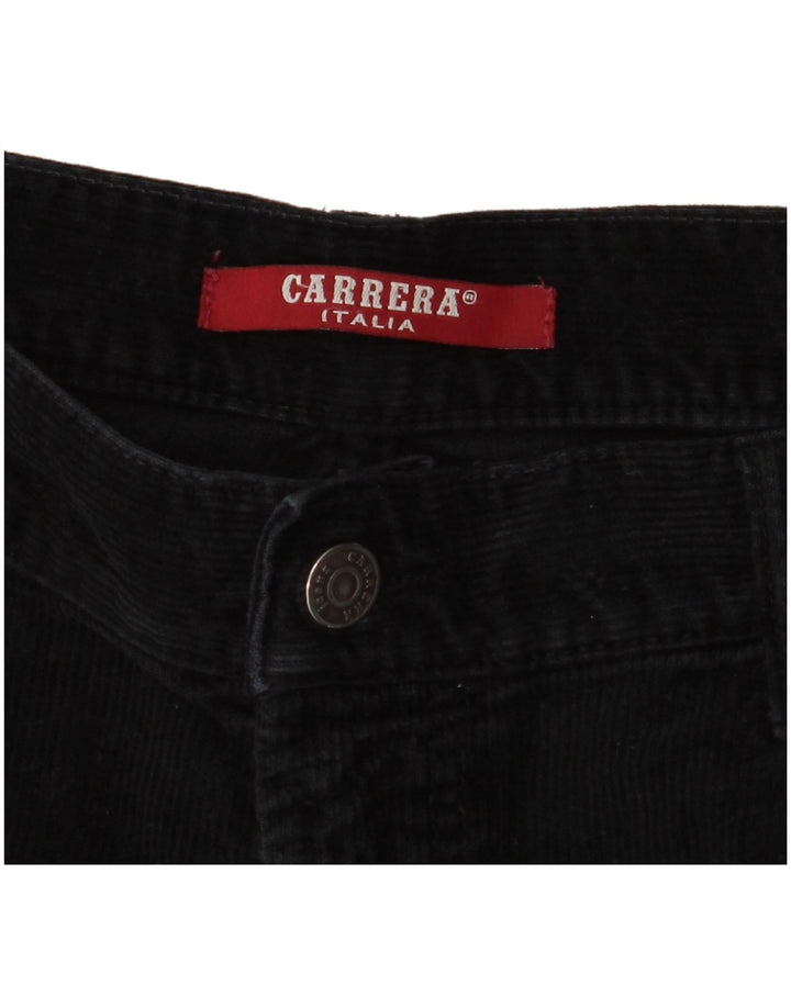 Calça masculina reta de veludo CARRERA W34 L31 preta
