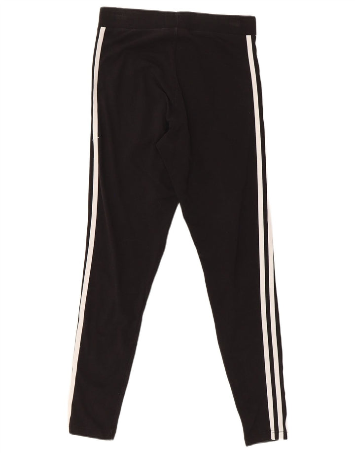 Leggings Adidas Femininas UK 10 Pequenas Pretas