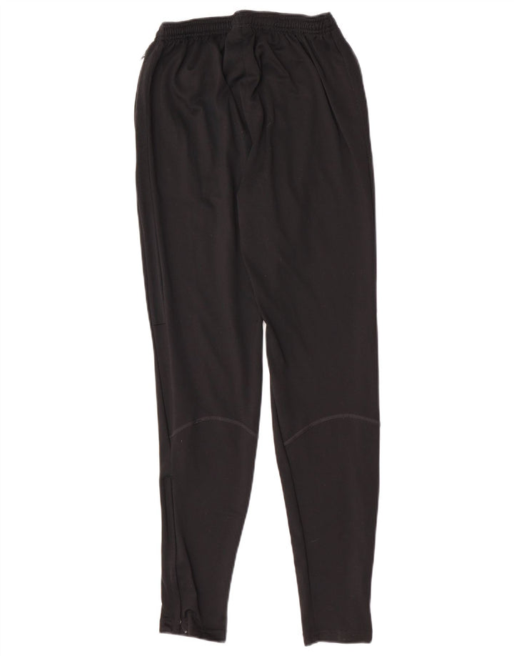 Calça de treino feminina Nike Dri Fit UK 8 pequena preta poliéster