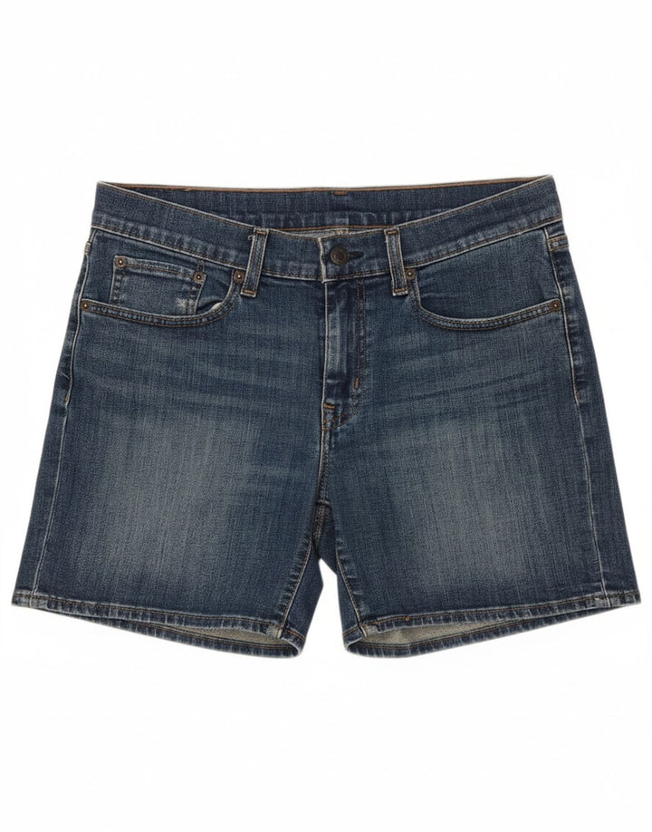 Shorts jeans feminino LEVI'S W30 algodão azul médio