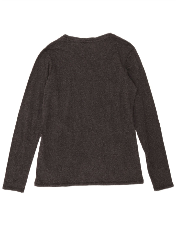 Top gráfico feminino Carhartt manga comprida US 4/6 algodão cinza pequeno
