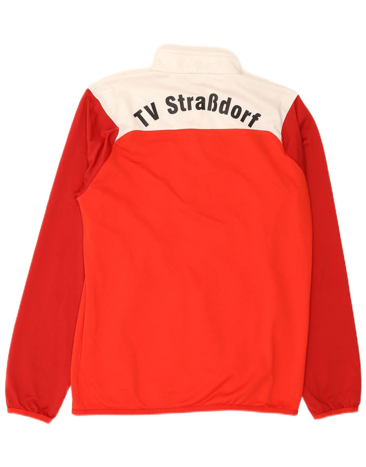 Jaqueta Puma Boys Graphic Tracksuit Top 15-16 Anos Vermelho Colorblock