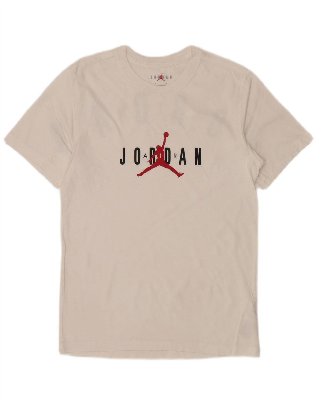 JORDAN Camiseta masculina gráfica top pequeno algodão branco