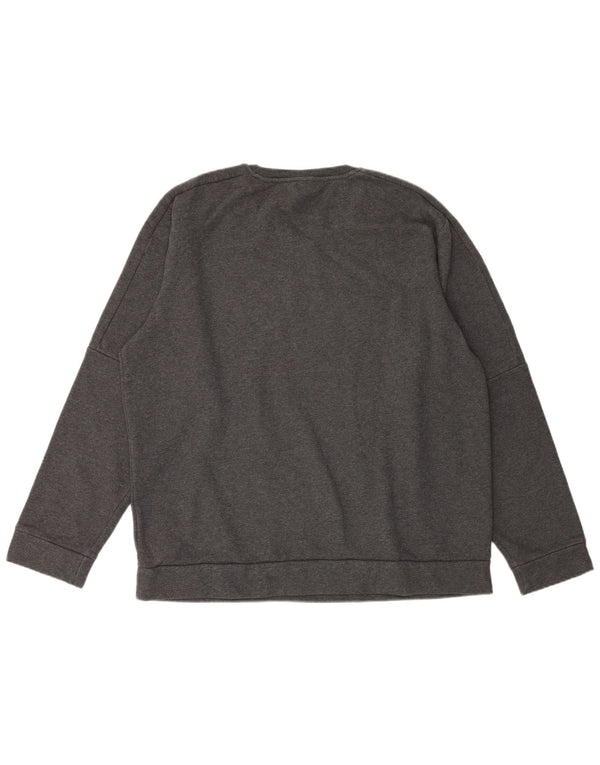 Adidas Mens Moletom Jumper XL Cinza Algodão