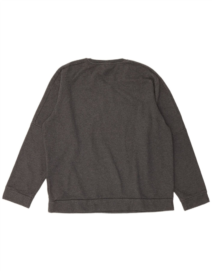 Adidas Mens Moletom Jumper XL Cinza Algodão