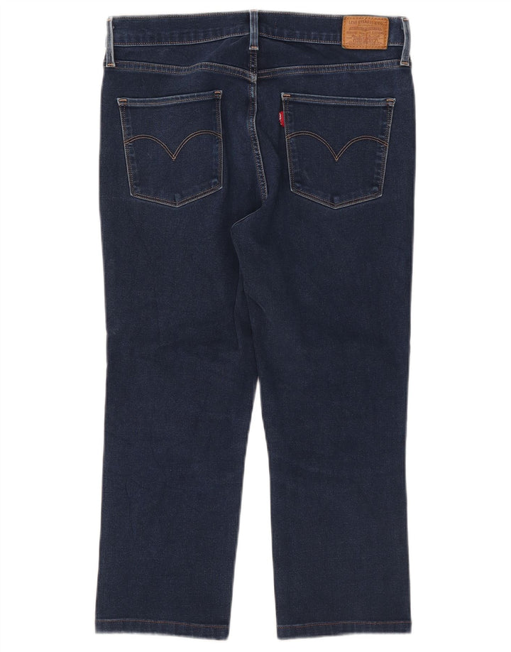 Calça Jeans Capri Feminina Levi's W30 L21 Azul Algodão