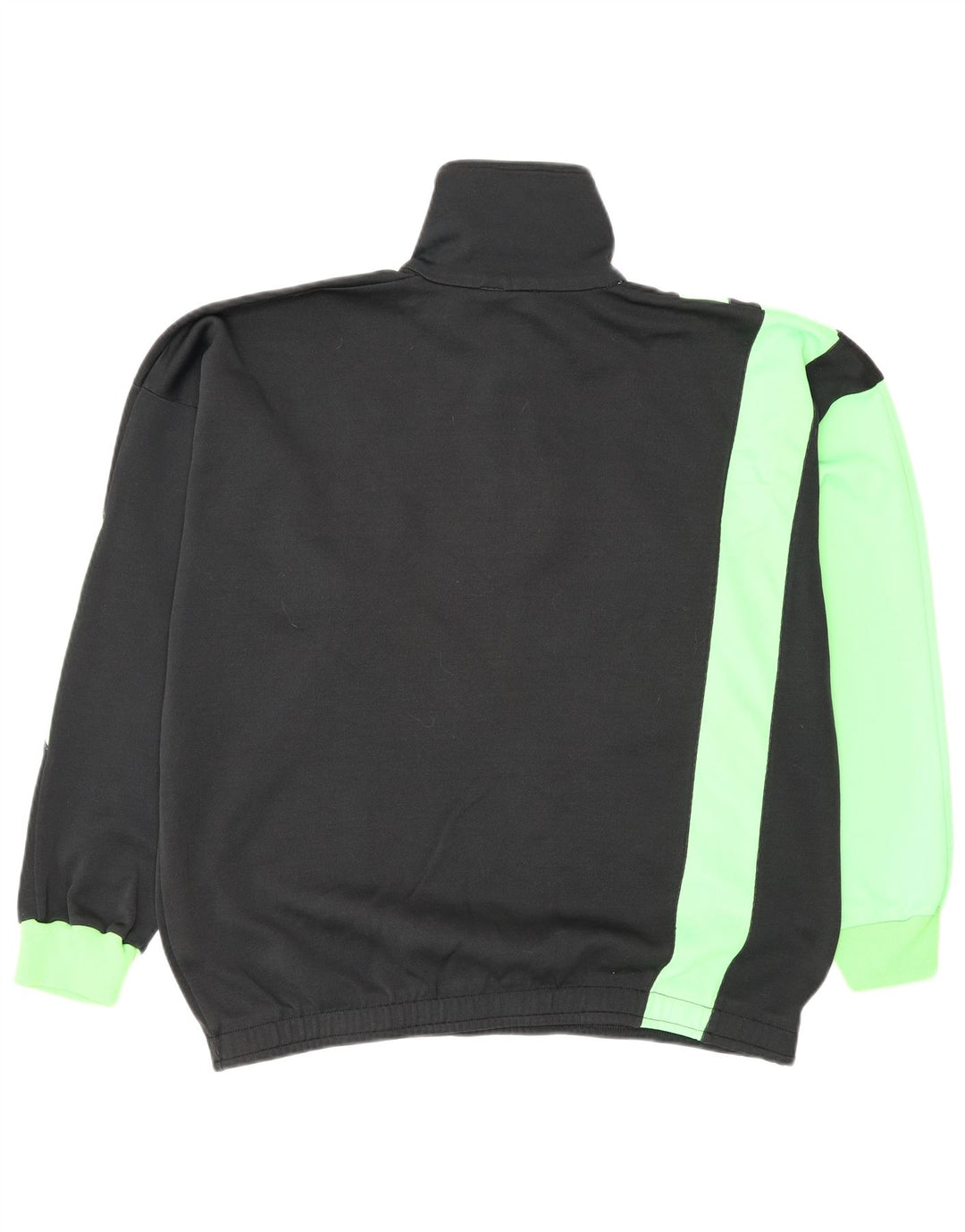 Moletom masculino Puma Graphic Zip Neck Jumper médio preto colorblock
