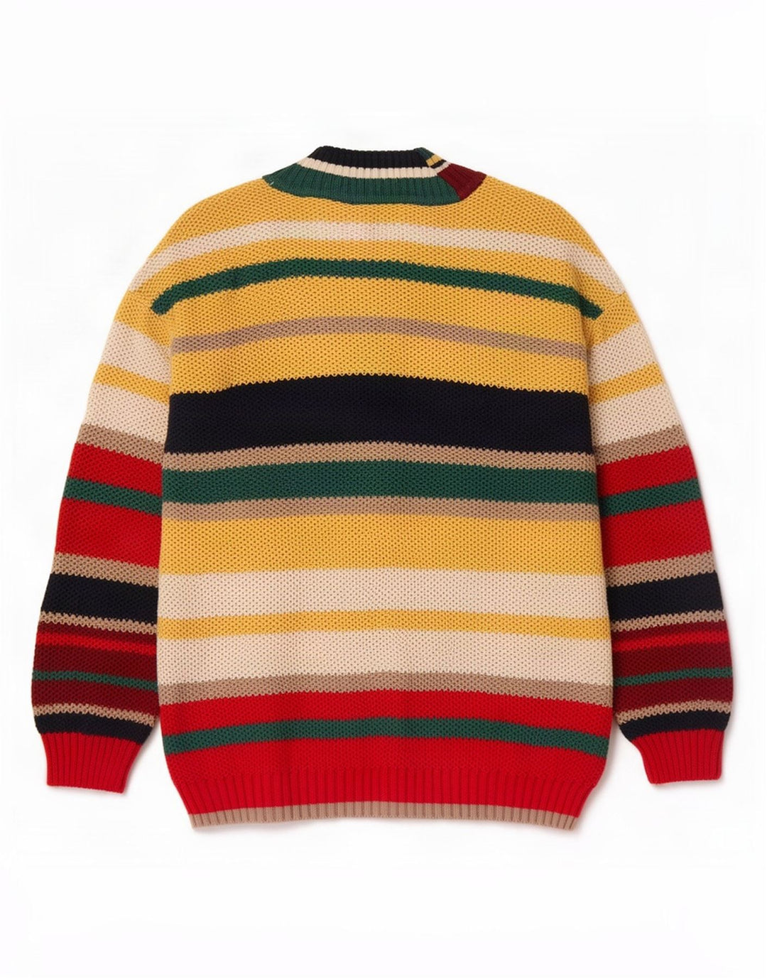 Suéter feminino S.Oliver com decote em V EU 40 médio listrado multicolorido